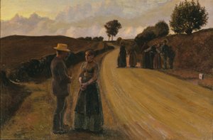 夕方の愛作り、1889-91